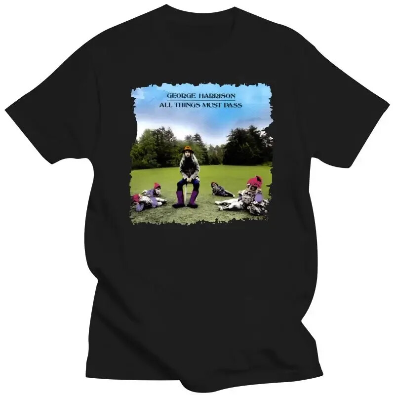 Mens New Clothing Summer Cotton George Harrison All Things Must Pass Cotton gallery