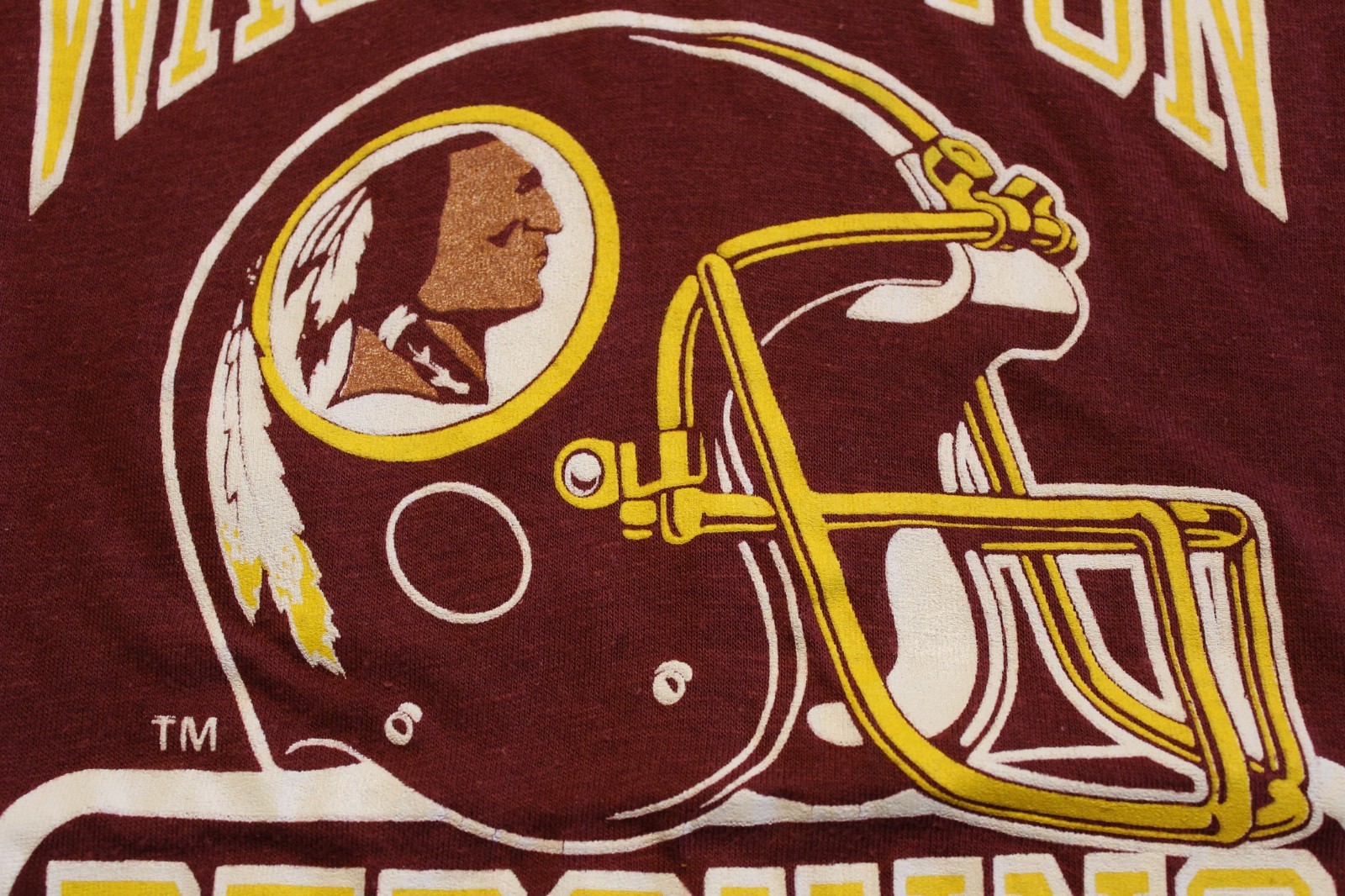 Vintage NFL Washington Redskins T-Shirt by Stedman Made In USA Small (34-36) gallery
