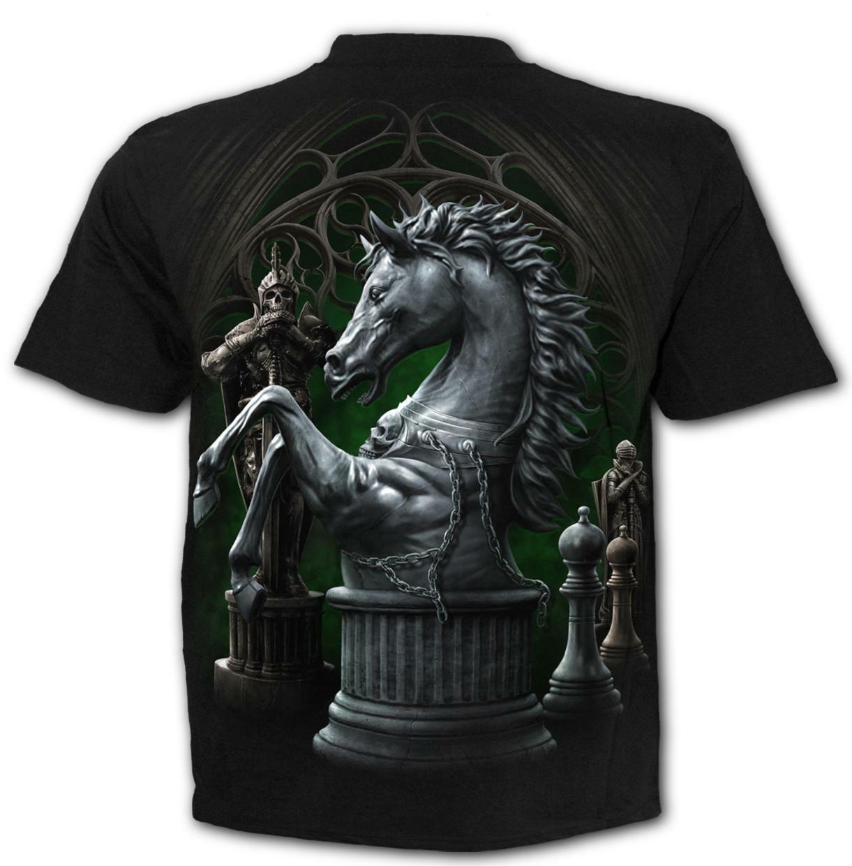 Spiral Direct Checkmate Grim Reaper Chess Knight Fantasy Gothic T Shirt T200M101 gallery