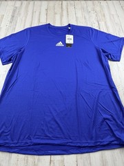 Adidas Men’s Creator Short Sleeve TShirt Blue EK0088 Size XXL 2XL NWT Fast Ship