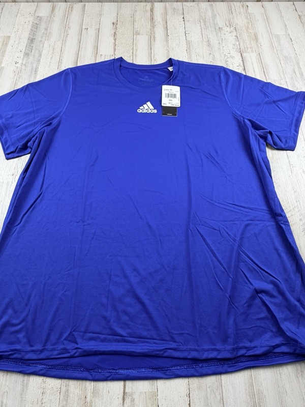 Adidas Men’s Creator Short Sleeve TShirt Blue EK0088 Size XXL  2XL NWT Fast Ship