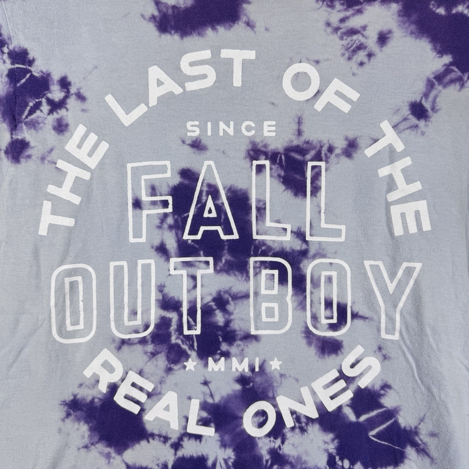 Fall Out Boy The Last Of The Real Ones Tie Dye Graphic Tee Shirt Small gallery