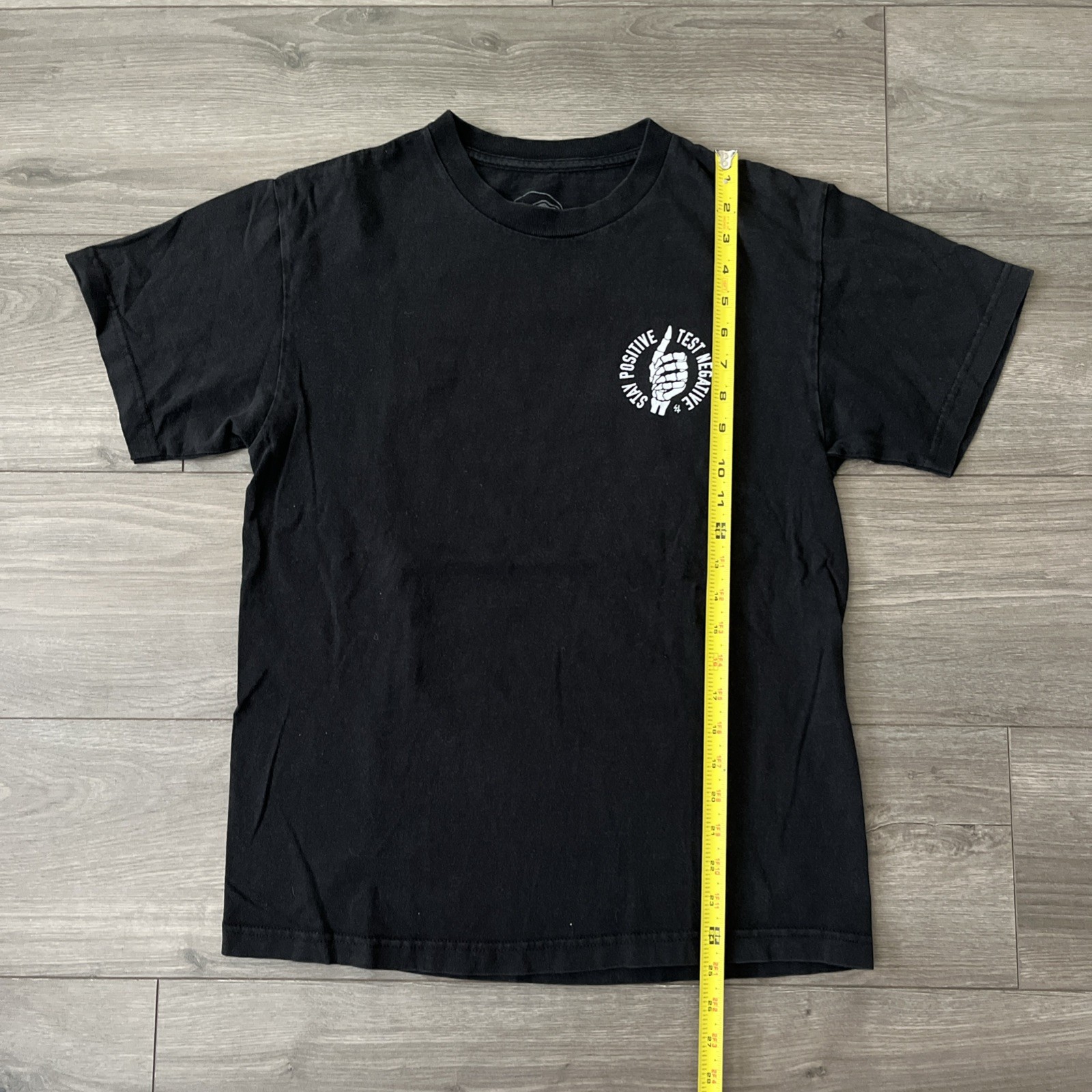 Lurking Class Mens M T Shirt Black Stay Positive Test Negative gallery