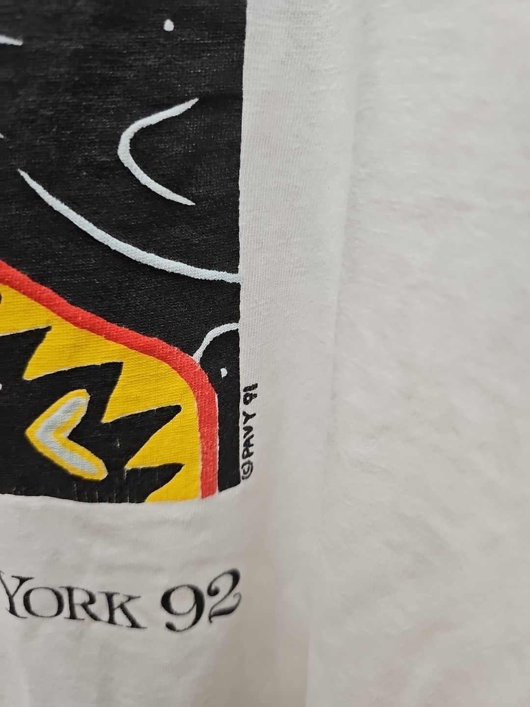 Vintage Francis Pavy Art RIVER STORIES NEW ORLEANS NEW YORK CITY EXPO SHIRT XL gallery