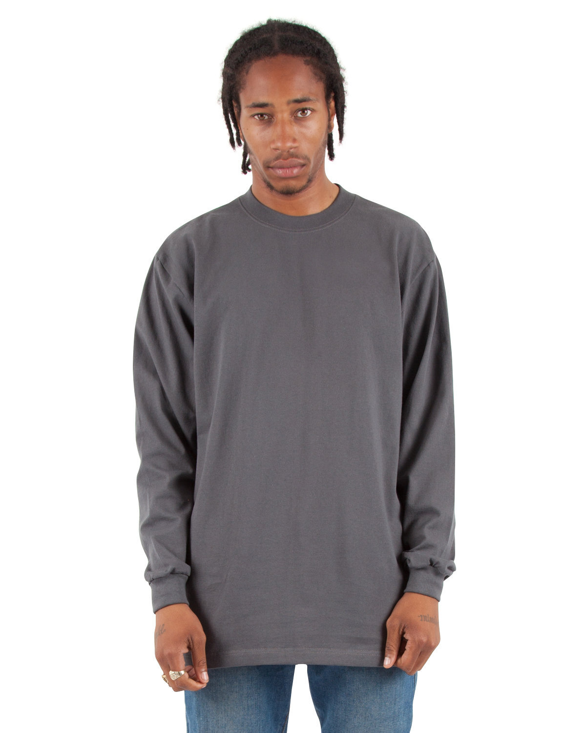 5 Pack Of Shaka Wear Adult Max Heavyweight Long Sleeve Stylish T Shirt SHMHLS gallery