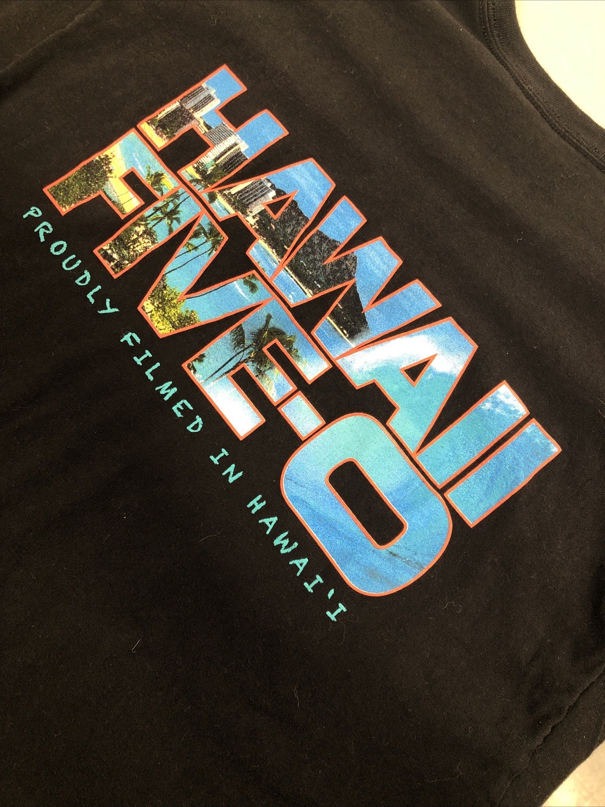 Y2K Hawaii Five O Film Crew Graphic T Shirt Filmed In Hawaii • Adult Size XL gallery