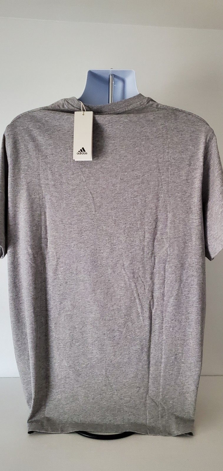 Adidas Sportswear Essentials 3-Stripes Men's Tee, Medium Gray Heather, Size: XL gallery
