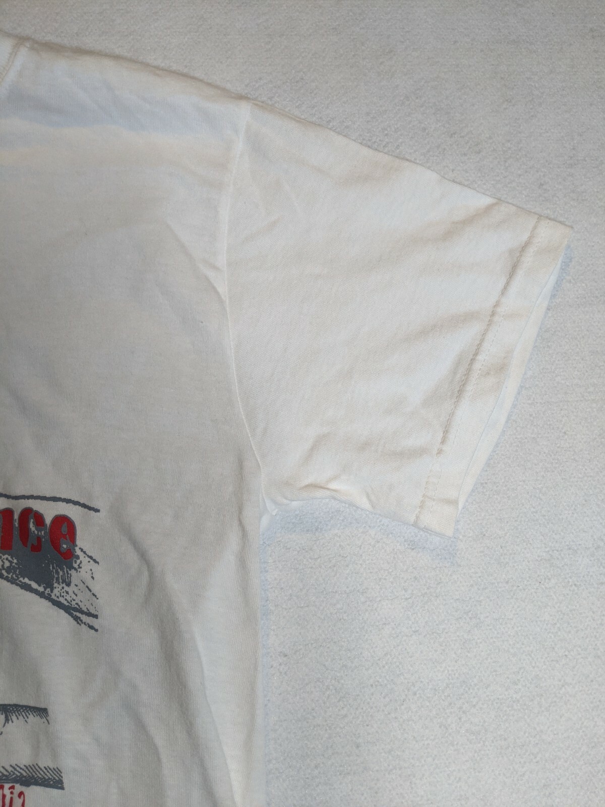 Stop the violence Love Heart Domestic Abuse shirt mens size small S White gallery