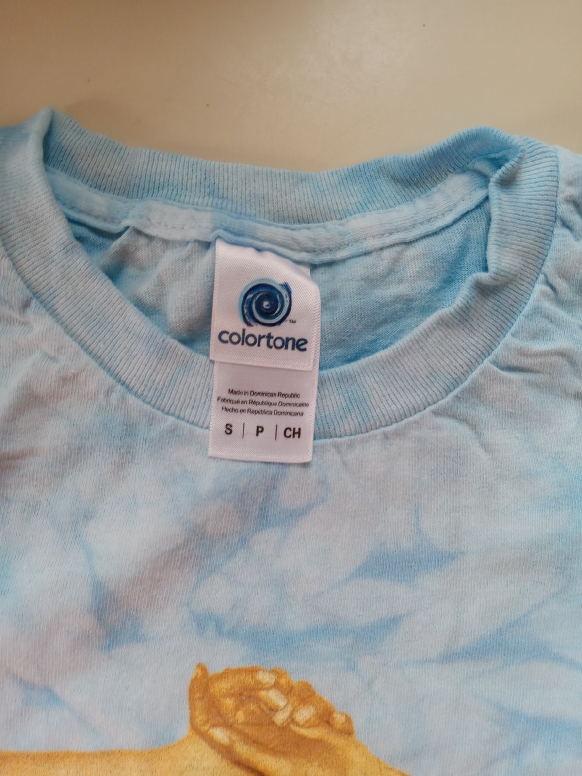 Size Small Mariah Carey colortone Rainbow Blue T-Shirt NEW SEE PHOTOS gallery