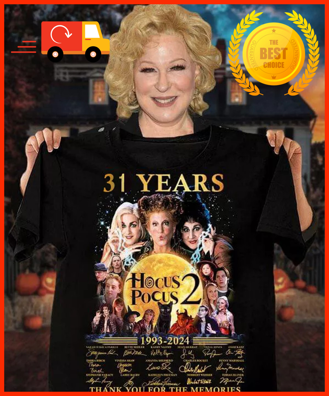 31 Years Hocus Pocus 2 Thank You For The Memories T-shirt