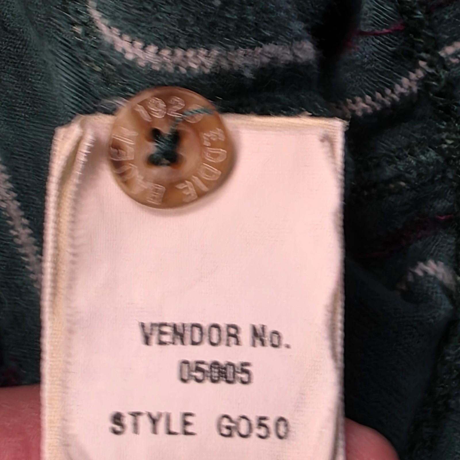 Eddie Bauer Men's Medium Tall Henley Shirt Long Sleeve Green Striped 100% gallery