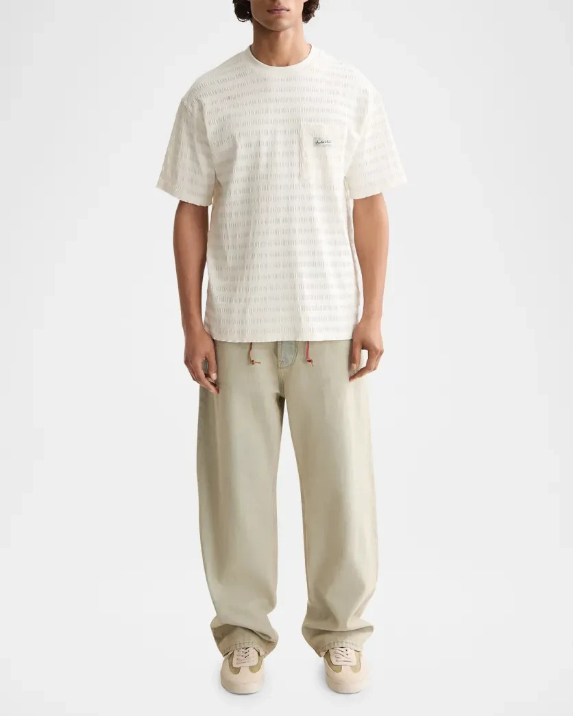 Scotch & Soda Men's Relaxed-Fit Textured Pocket T-Shirt MSRP $78 gallery