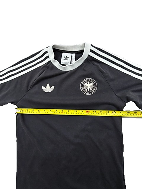 Adidas DFB Germany Jersey Black Striped Mens S Three Stripe Logo gallery