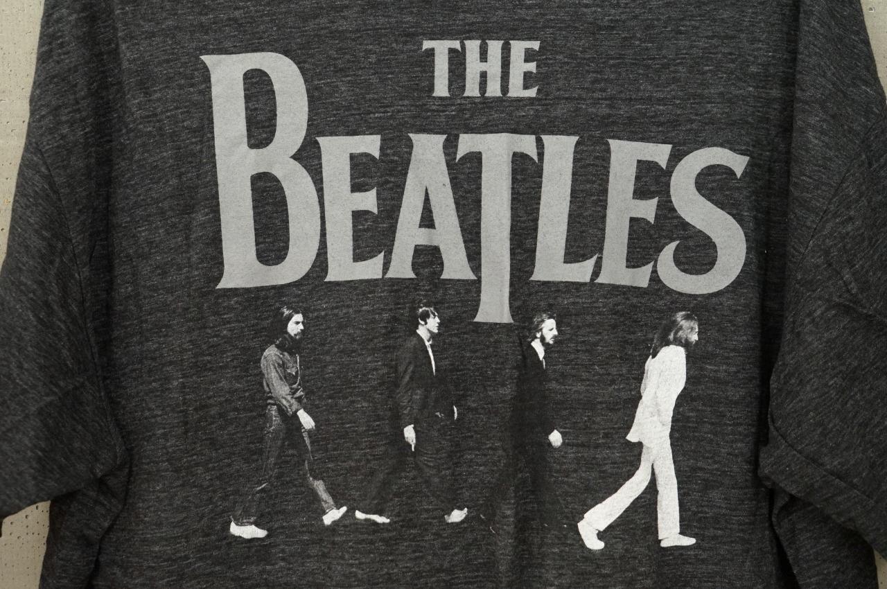 Beatles Label Tshirt 2016 Unisex 2XL Poly/Cotton Blend Black Abbey Road Scene gallery