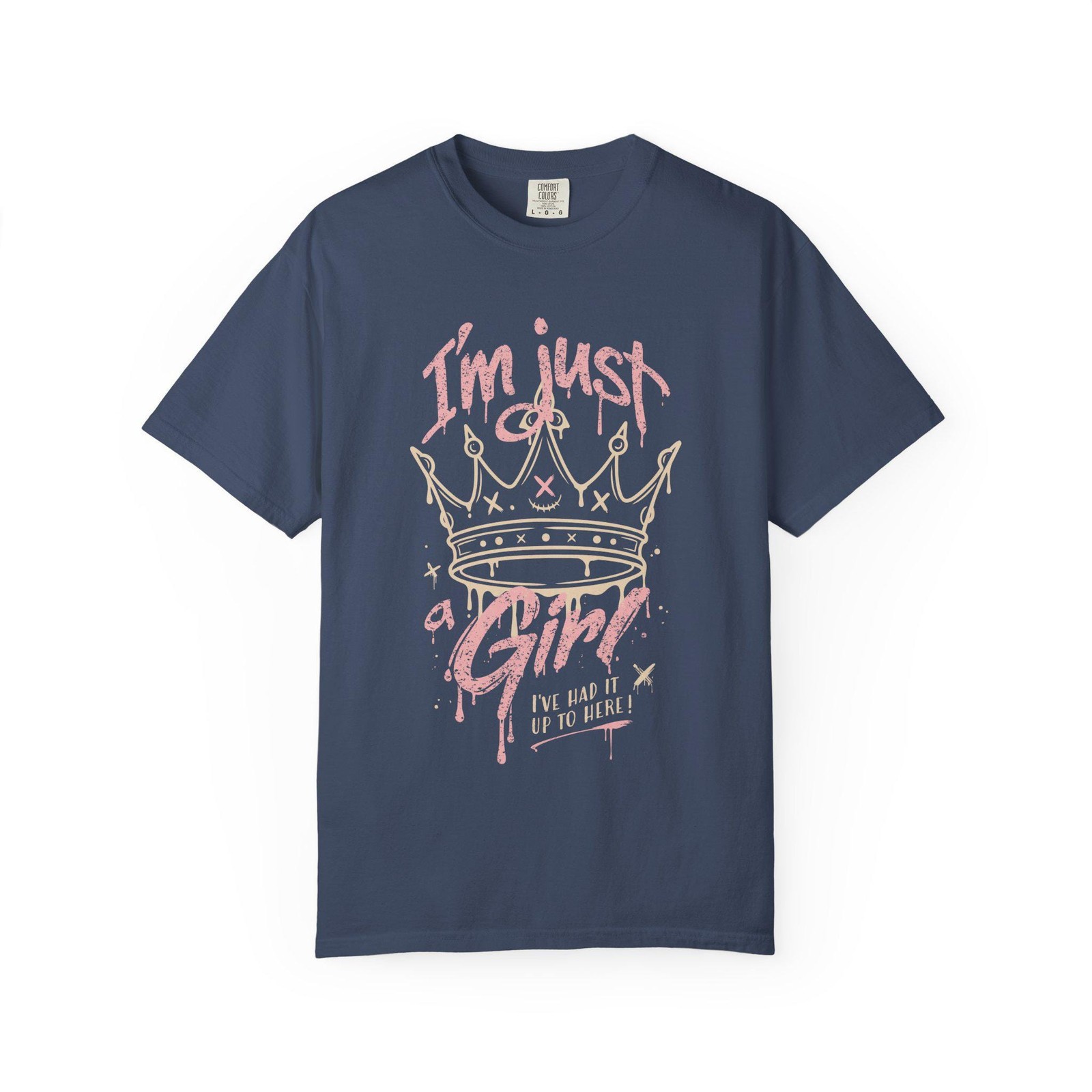 Im Just a Girl 90s Rock Graphic T-Shirt Vintage Distressed Band Tee gallery