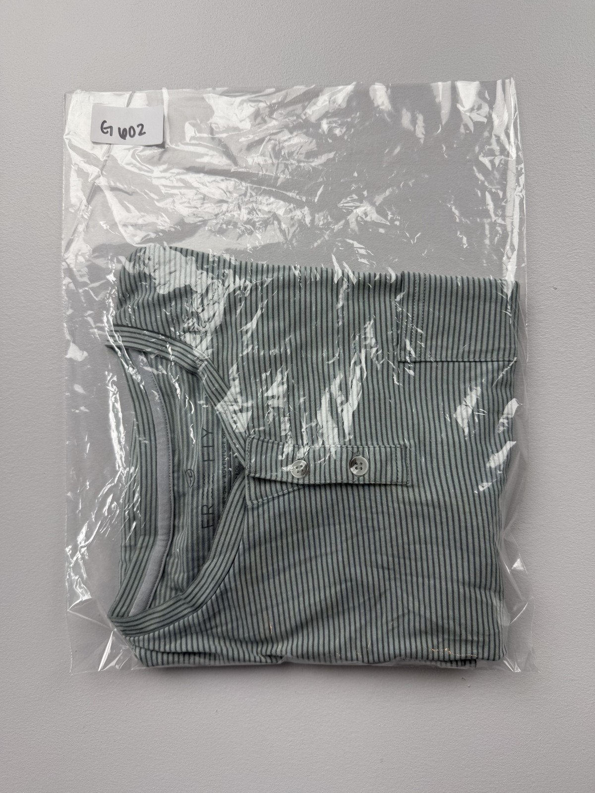 Free Fly Shirt Mens XL Gray Striped Bamboo Henley Pocket Tee Lightweight gallery