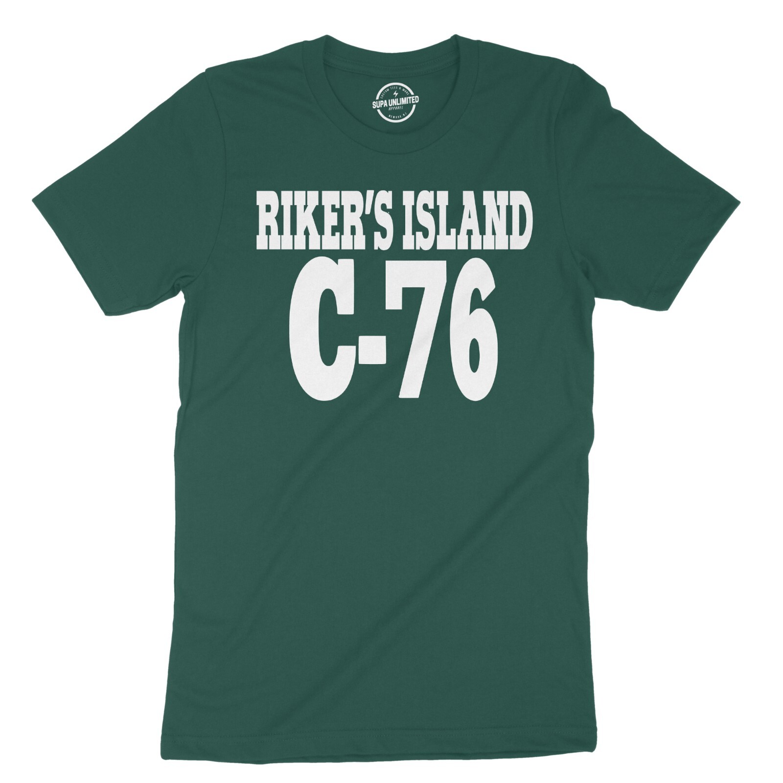 Rikers Island C-76 T-Shirt – NYC Jail Inspired Streetwear Tee
