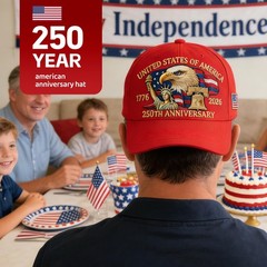 250th Anniversary USA Hat – Adjustable United States 250th Anniversary Hat Re…