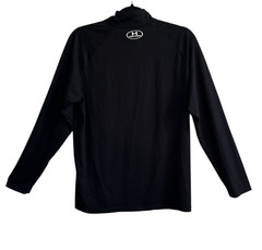 Under Armour Mens Black Medium Loose Long Sleeve Heat Gear 1/4 Zip Style 124220