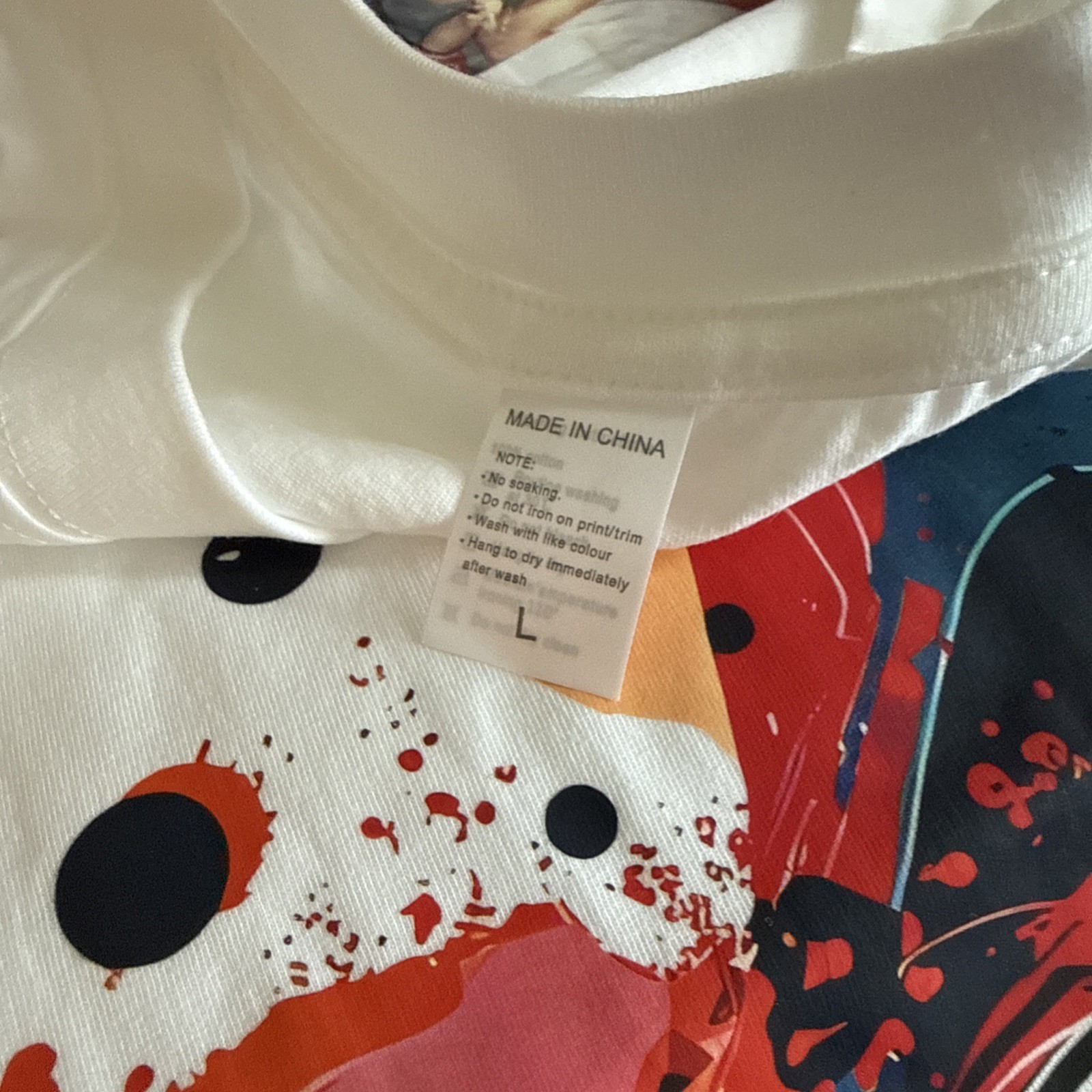 Graphic Abstract Art T-Shirt Large Cotton NEW Shipping Included gallery