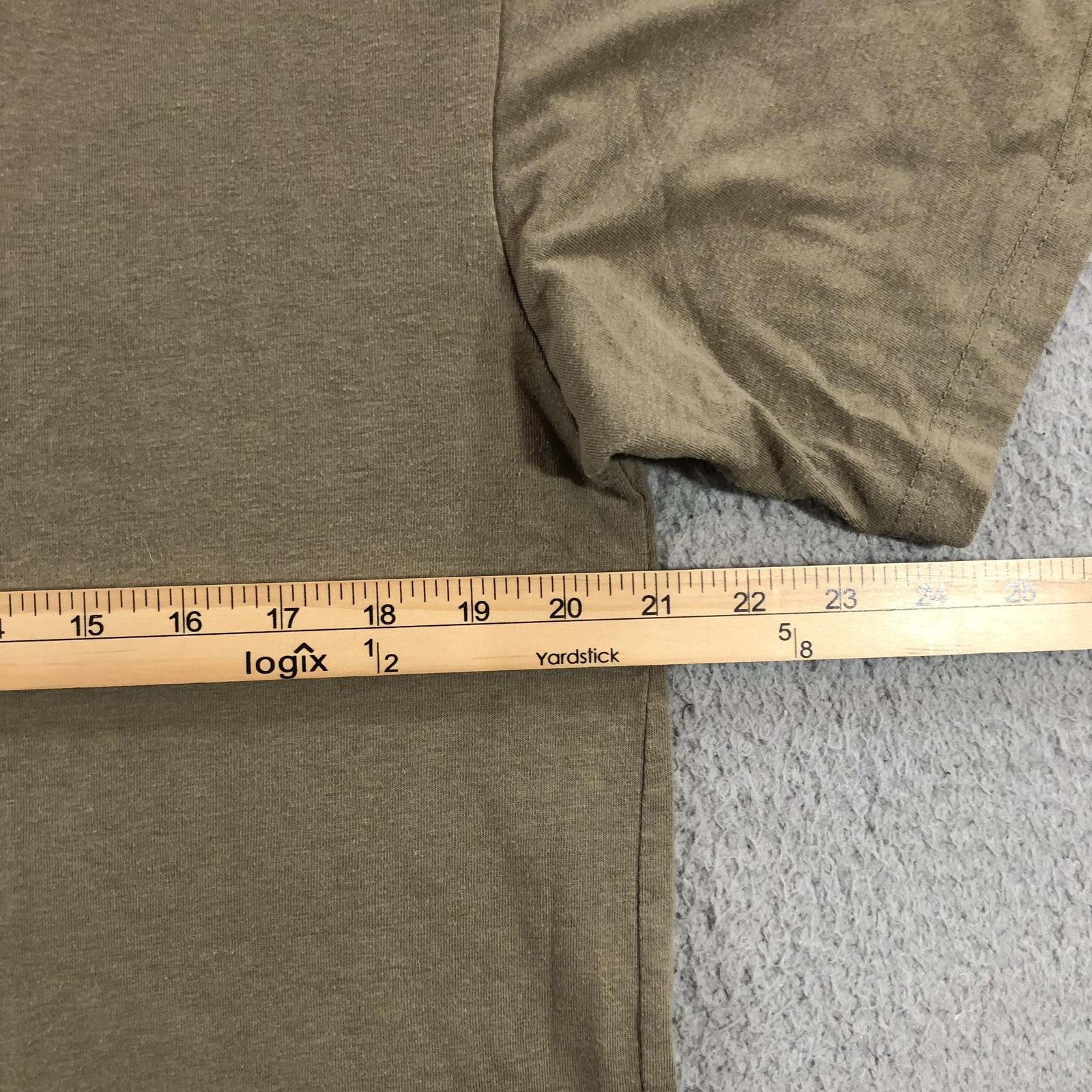 Rothco Shirt Mens Large green Crewneck Basic Tee T-Shirt Poly Cotton Casual gallery