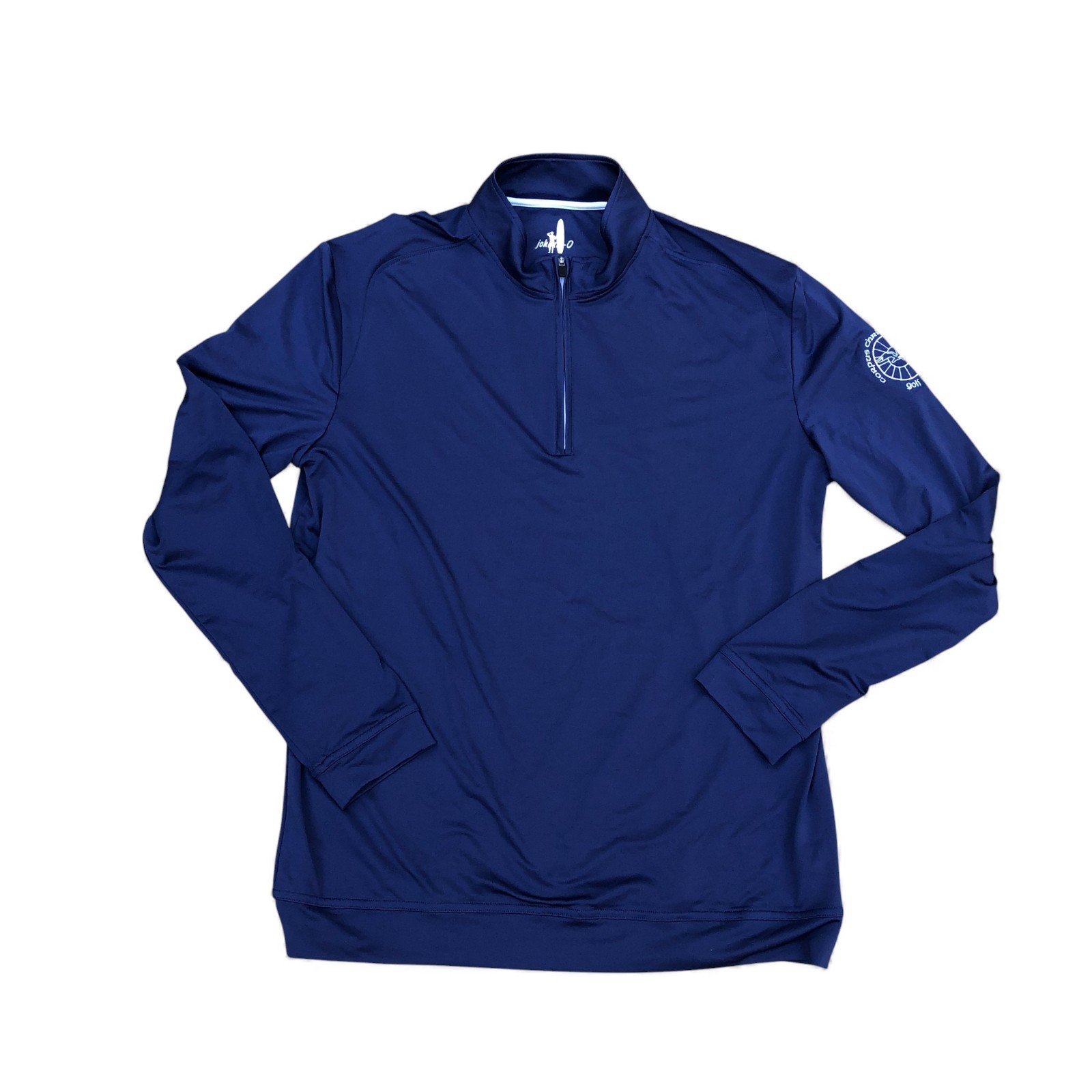 johnnie-O 1/4 Zip Performance Shirt Men’s LARGE Corpus Christi School Golf Texas
