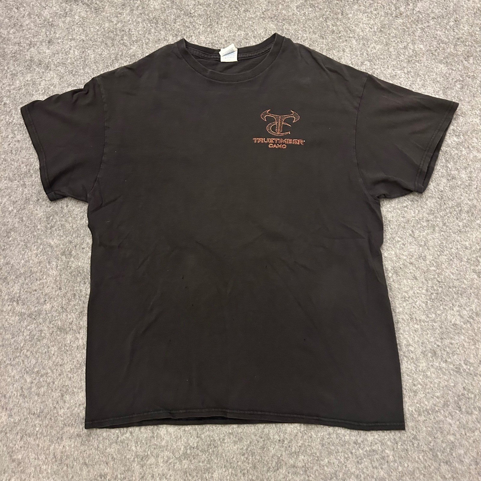 Delta Pro Weight Truetimber Camo Black Center Logo T Shirt Adult Large gallery
