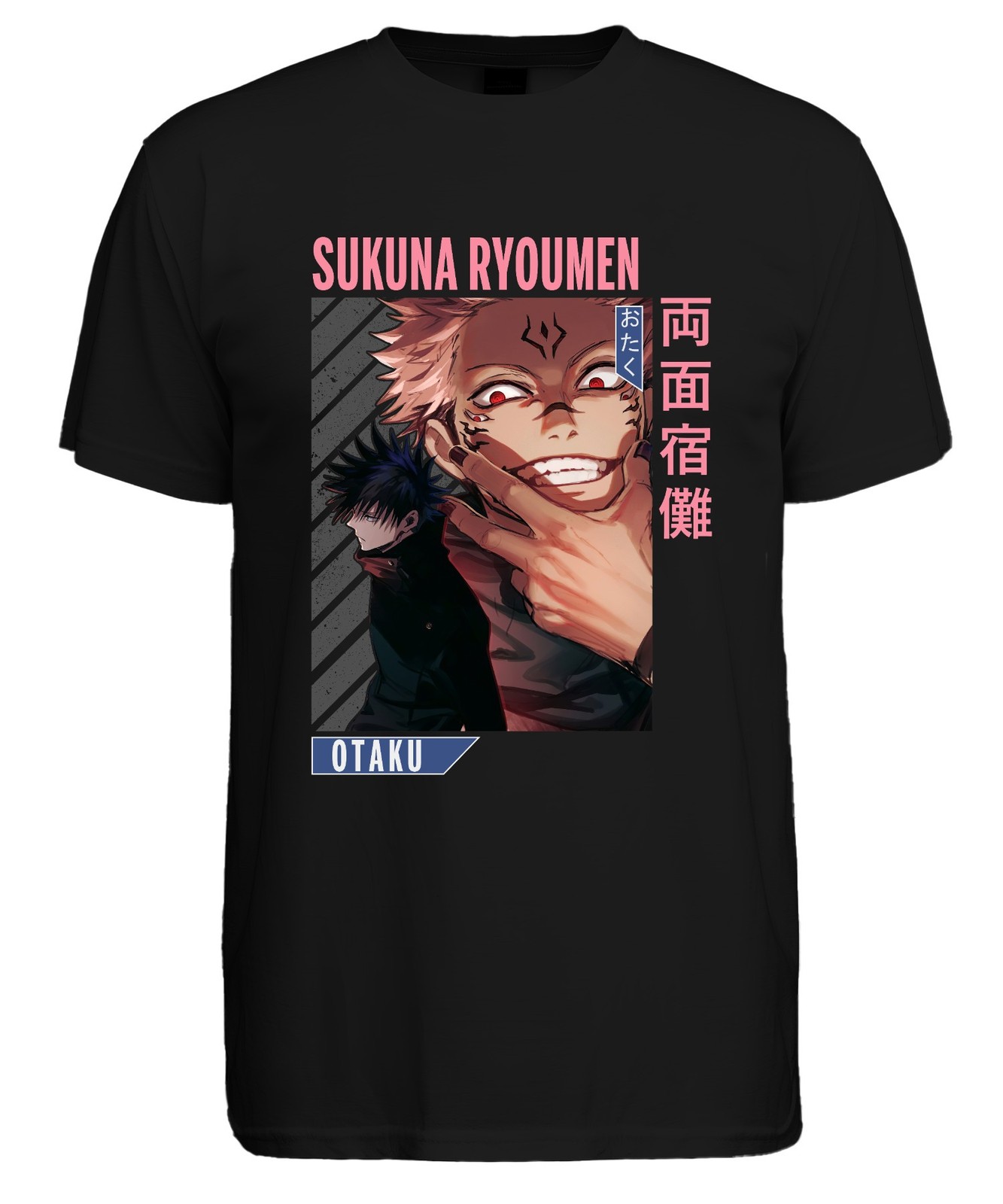 Sukuna Ryoumen Jujutsu Kaisen Demon Roach Otaku Anime Aesthetic Men's T-Shirt gallery