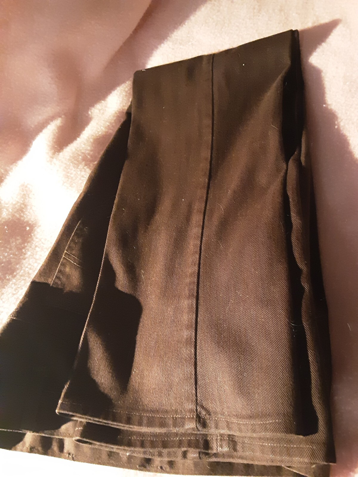 Lee Jeans, 32" x 29" petite, young adult, brown, vintage 80's, bootcut, M/F gallery