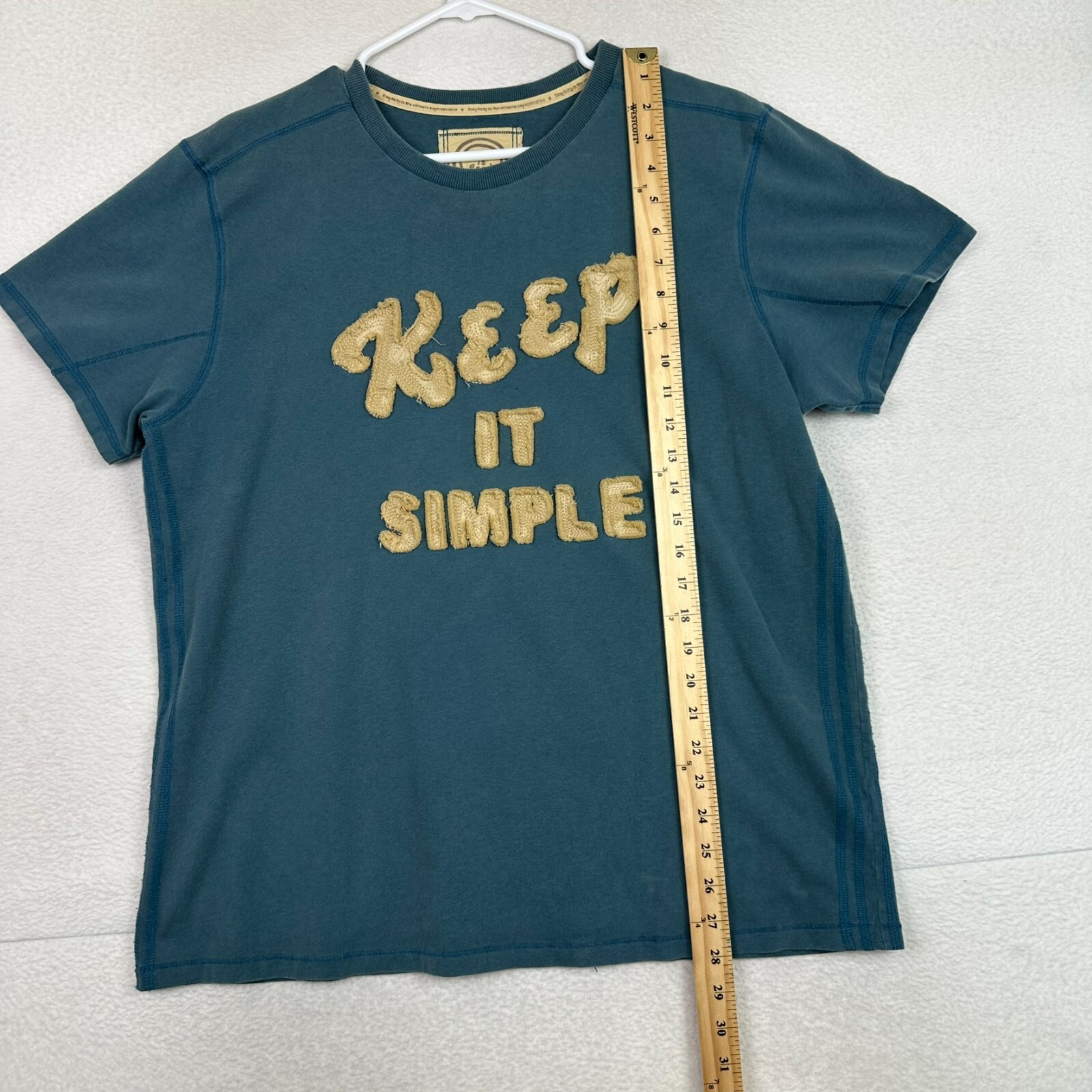 Life is Good T Shirt Adult Size Large Short Sleeve 'Keep it Simple' Semi-Fitted gallery