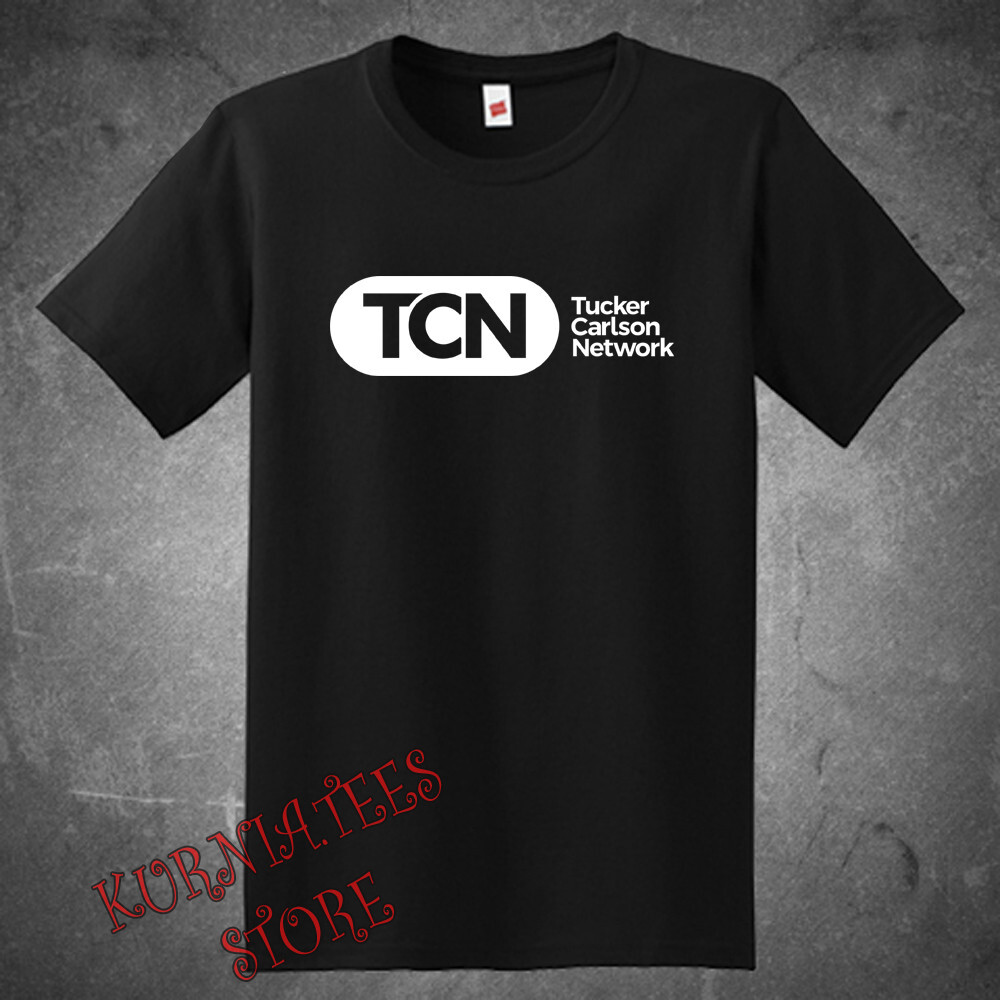 Tucker Carlson Network TCN Men’s Black Size S to 5XL