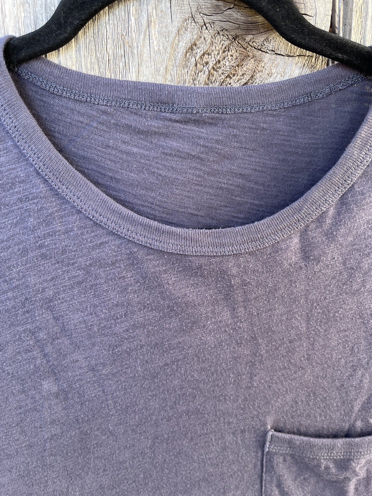 Men's Vuori T-Shirt Blue Pocket Solid NO SIZE Casual Norm City Classic Modern gallery