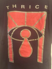 Thrice Crying Eye T-shirt Size Large Post Punk Post Hardcore