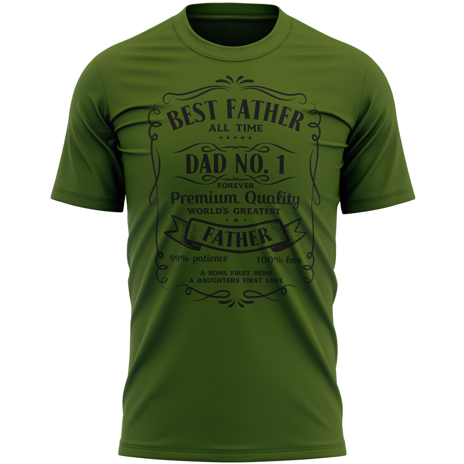 Funny Mens Fathers Day T Shirt Best Father No.1 Dad Whiskey Gifting Grandad Gift gallery