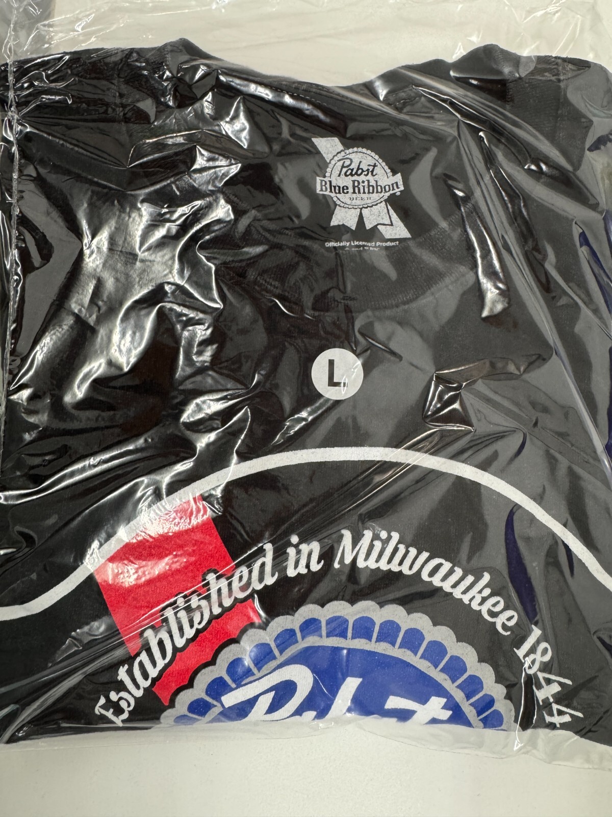 PABST BLUE RIBBON OFFICIAL LICENSE T SHIRT VINTAGE WASH gallery