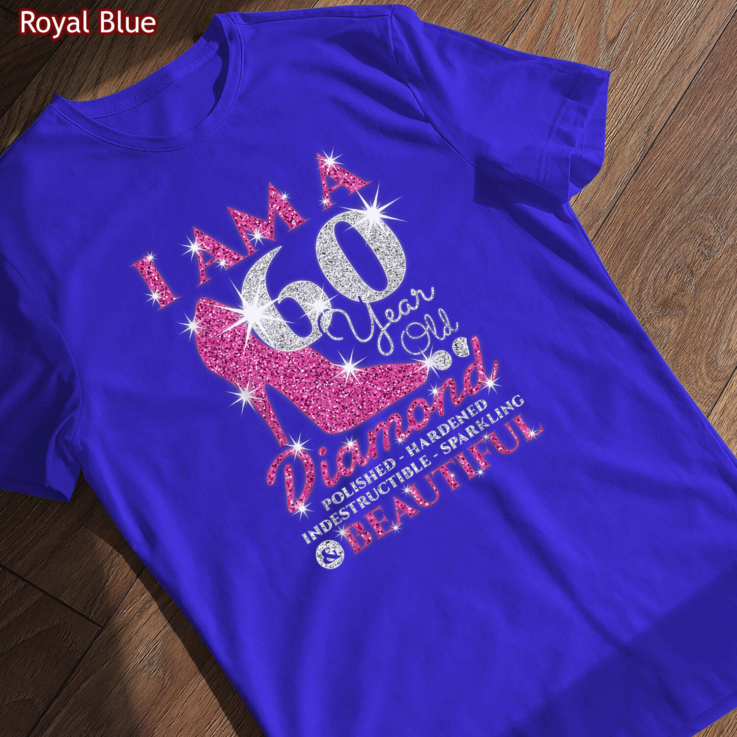 I Am A 60 Year Old Diamond, Womens 60th Birthday T-Shirt, Gift For Girl, Women gallery