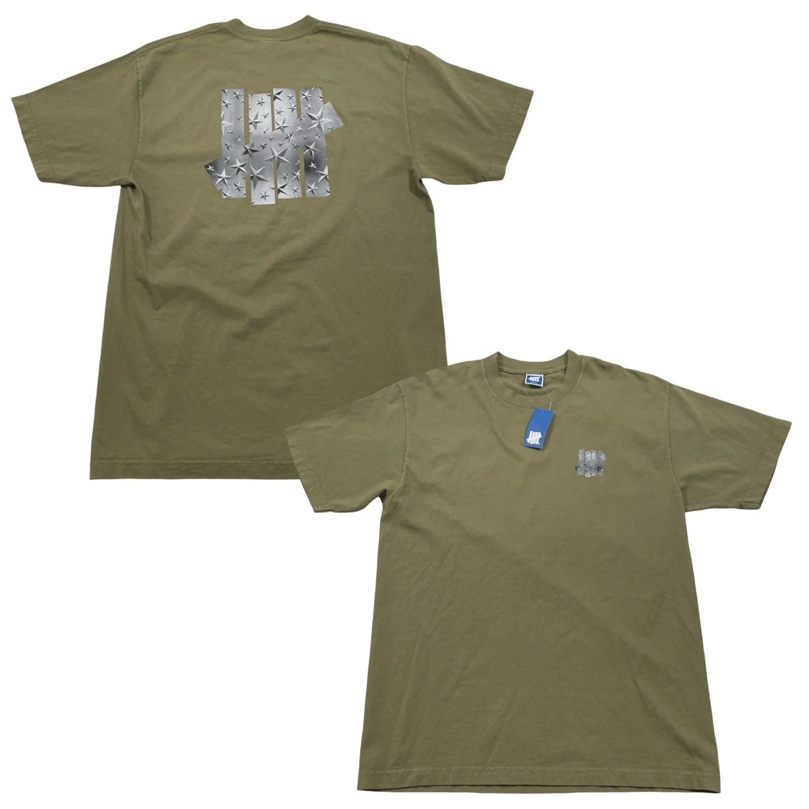 UNDFTD Undefeated Icon Size M Olive Green Tee (Retail $44)