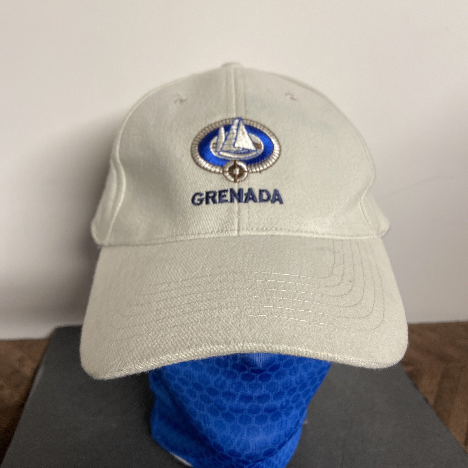 Grenada Coastal Nautical Sailing Sailor Hat Cap 100% Cotton • Unisex • One Size