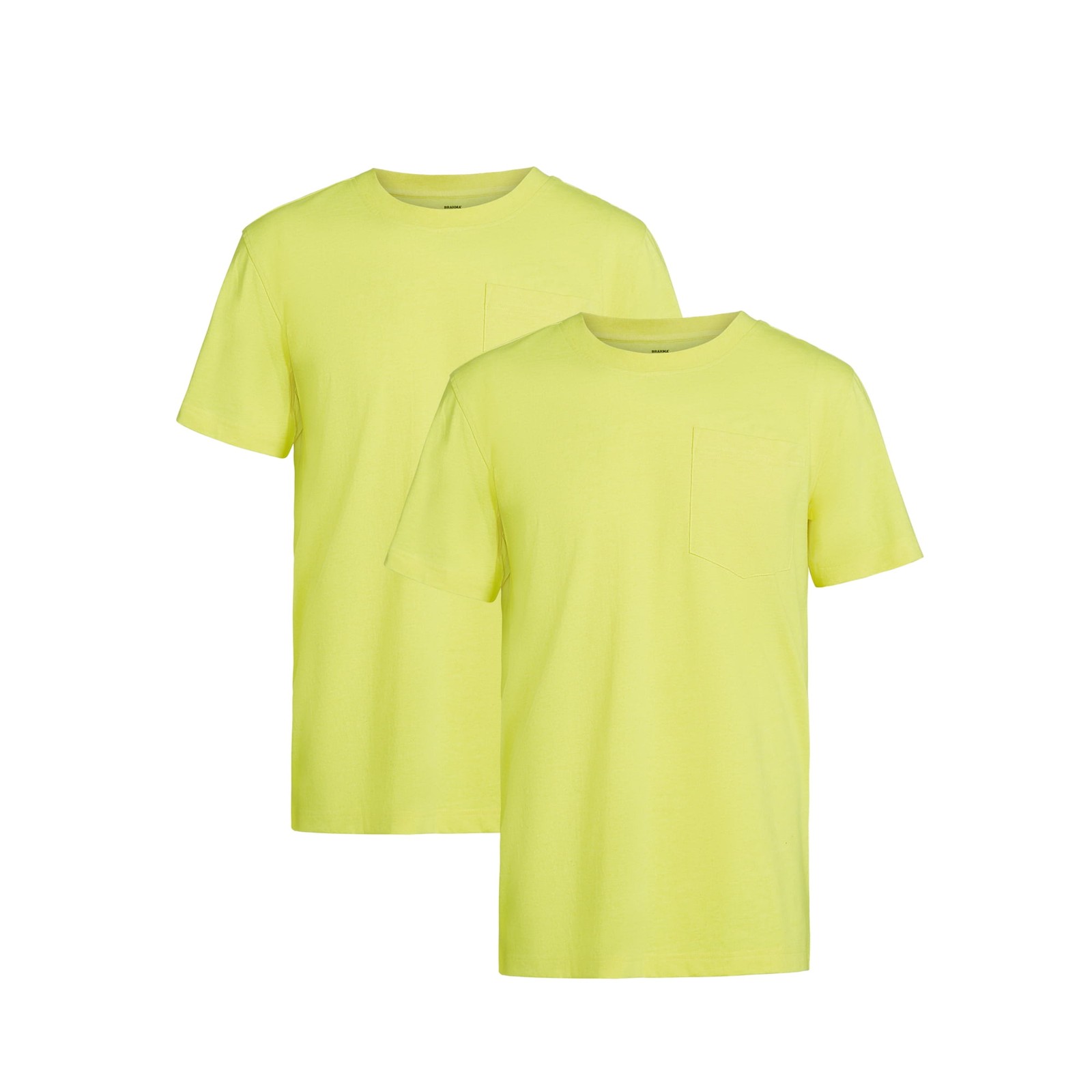 2-Pack Men’s Pocket T-Shirts Moisture-Wicking Shirt Yellow XL Extra Large