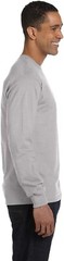 Hanes Men’s Essentials Long-Sleeve T-Shirt Crewneck Cotton T-Shirts Men 2 Pack