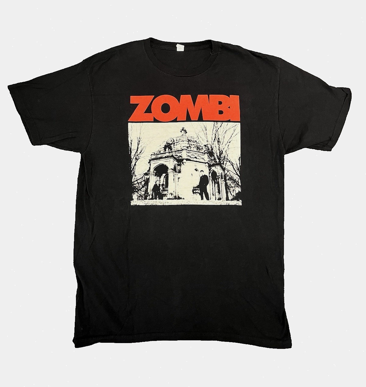 NOS Vintage Zombi Band T-Shirt Large Official Deadstock Record Store Stock Sz L gallery