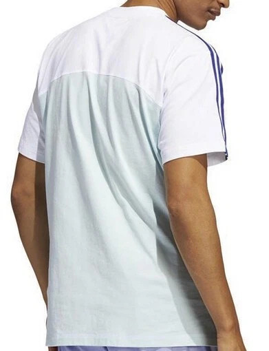 adidas Originals Men's Blocked 3-Stripes Tee Casual Short Sleeves T-Shirt gallery