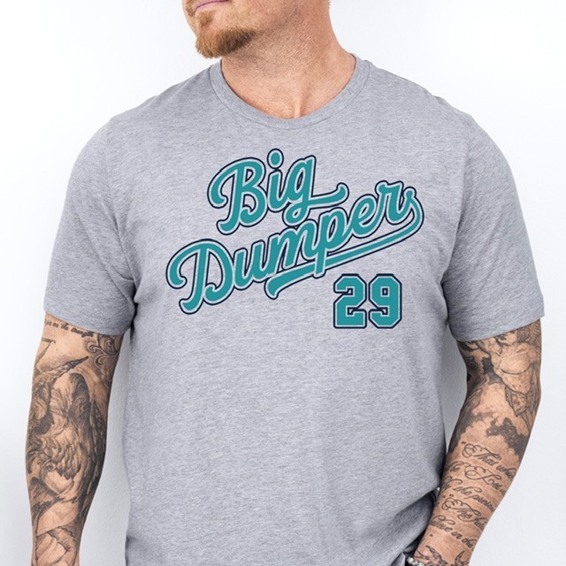 BIG DUMPER 29, Seattle Baseball themed Pre-Shrunk Ring Spun Cotton T-Shirt gallery