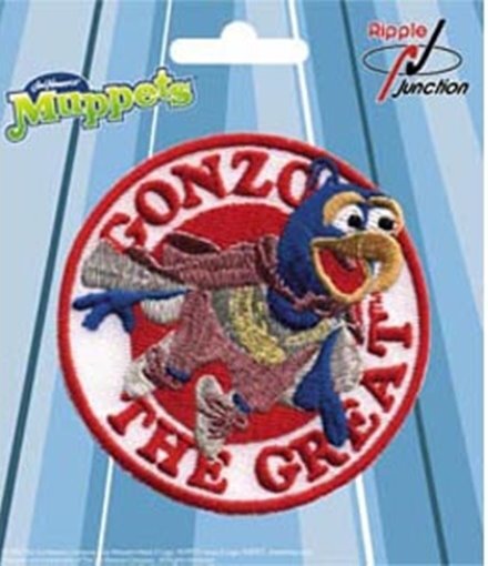 The Muppets TV Show Gonzo Character Face Embroidered Patch NEW UNUSED