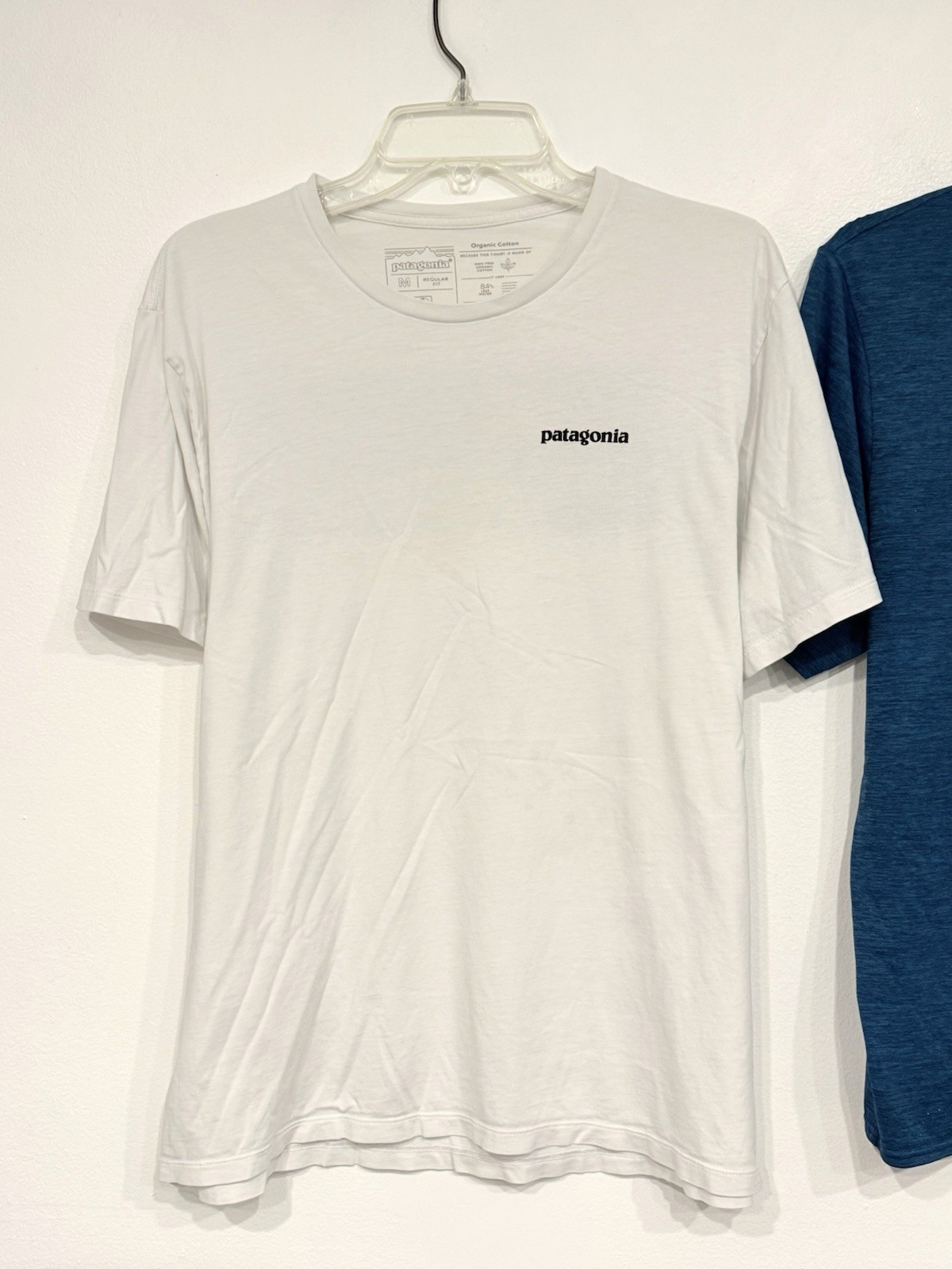 Lot 2 Patagonia Men's Shirt Size Medium Capilene Cool P-6 Logo Organic T-Shirt gallery