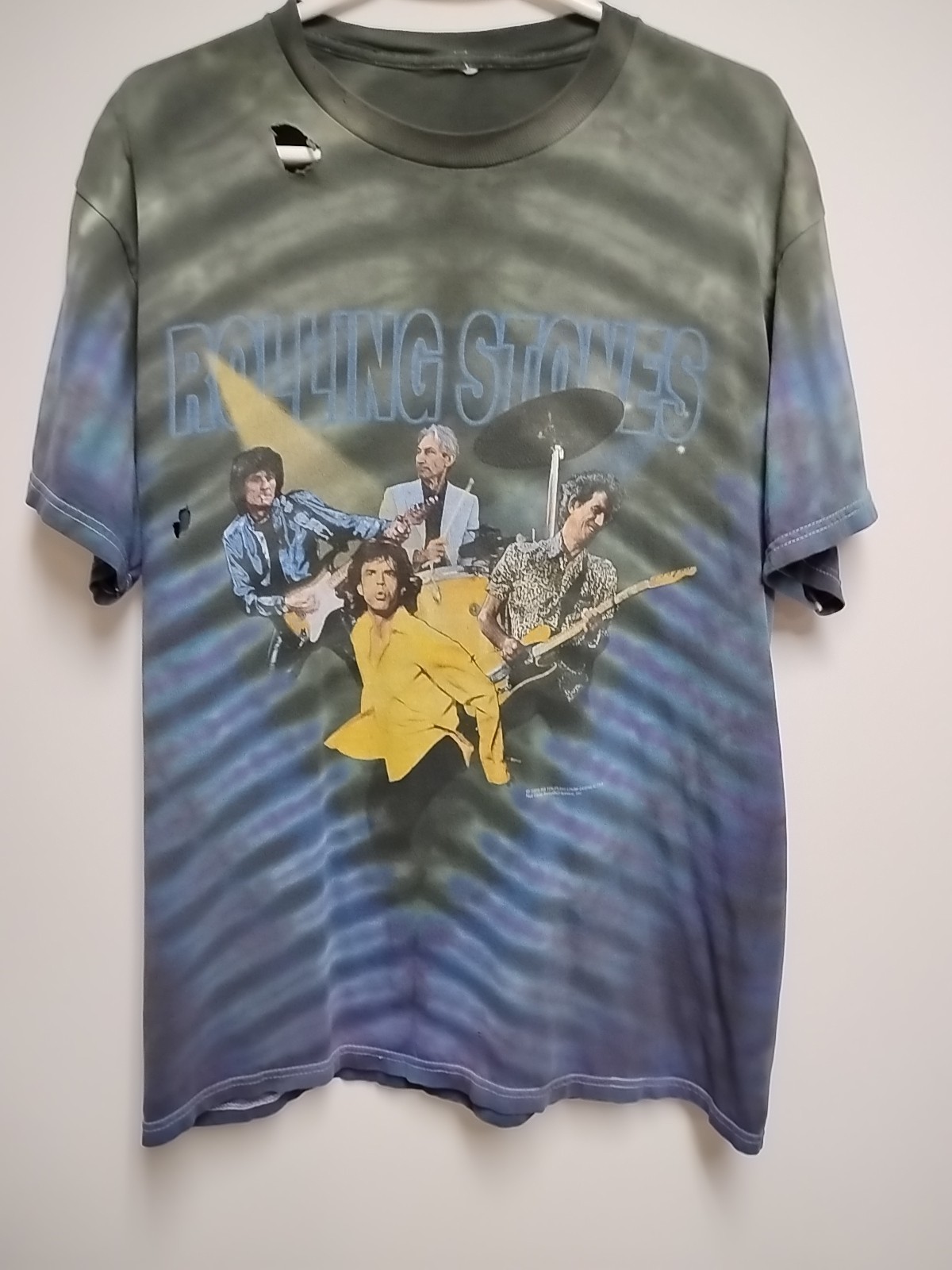 Rolling Stones No Security Tour t-shirt 1999-tie dye-no tags#11 See Measurements gallery