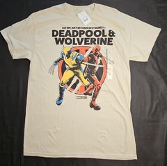 Mens Marvel Deadpool & Wolverine Short Sleeve Tee Shirt Medium – NWT NEW