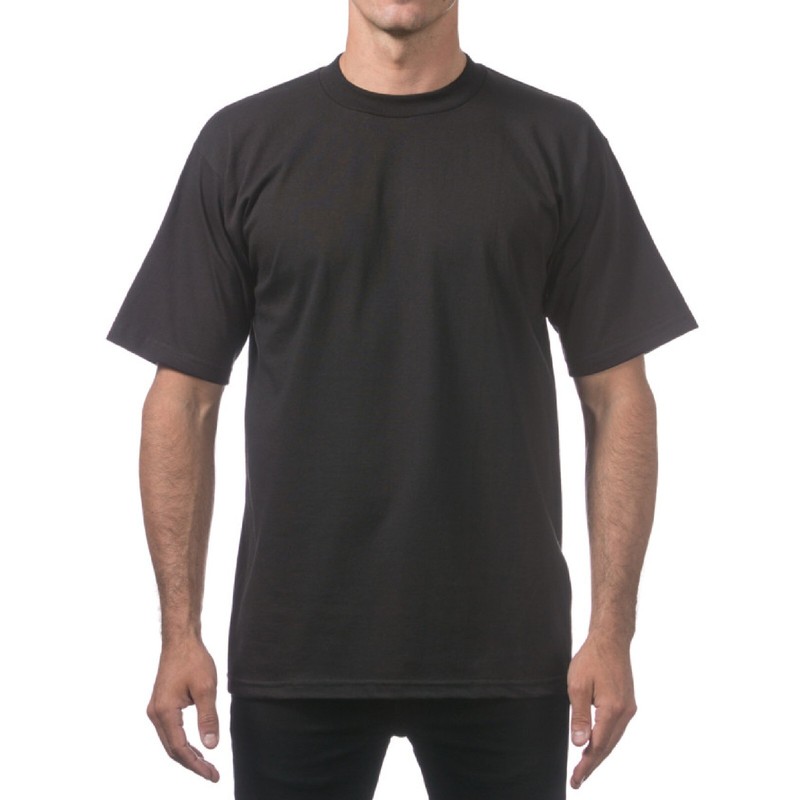 PROCLUB MENS HEAVYWEIGHT SHORT SLEEVE T SHIRTS PRO CLUB CASUAL COTTON TEE SHIRT gallery