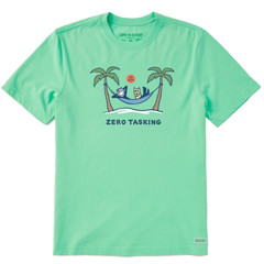 NWT Men’s Life is Good Zero Tasking Jake Hammock Green SS Crusher Tee