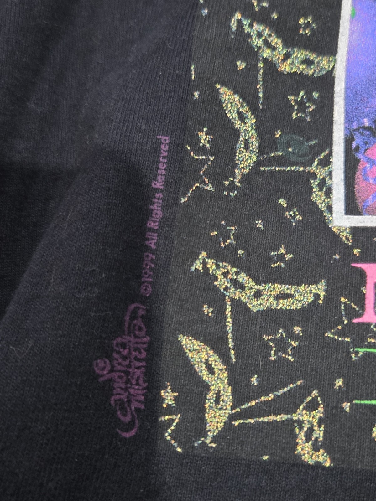 Vintage 90s 1999 New Orleans Masks Tshirt Andrea Mistretta medium Mardi Gras vtg gallery